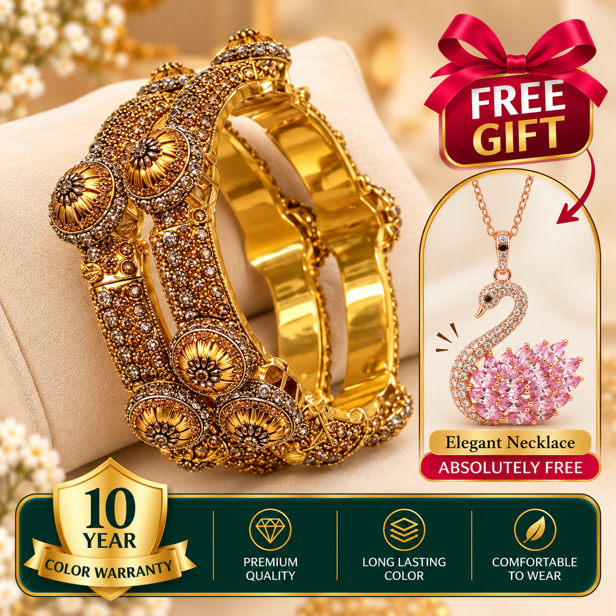 Turkish Imported Gold Plated Bangles..
