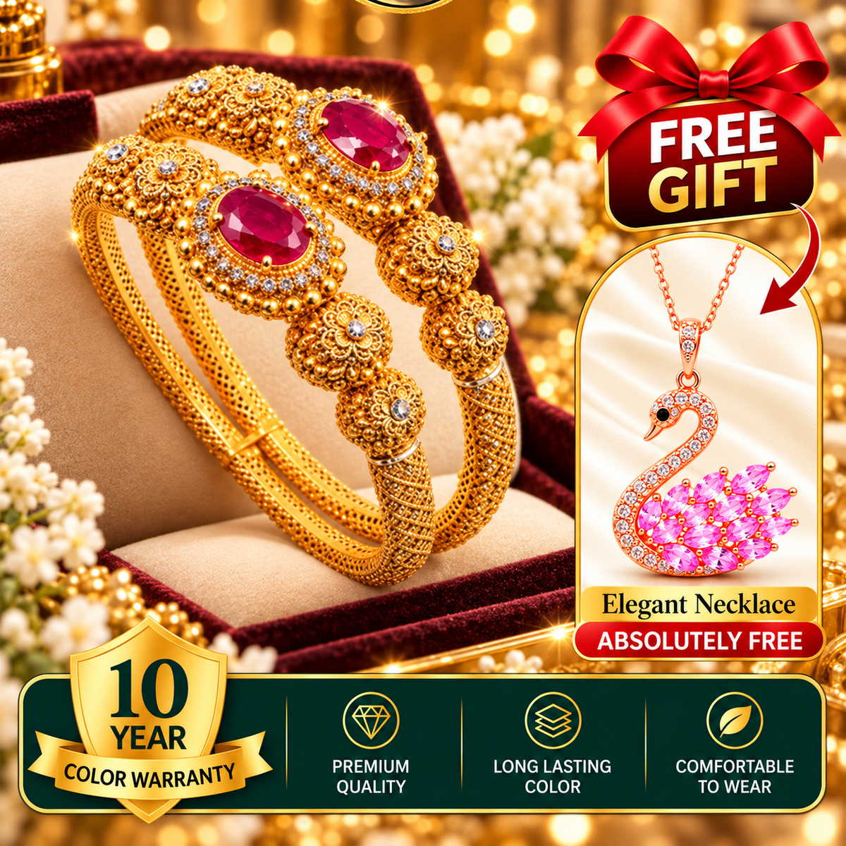 Golden Heritage Bangles Turkish