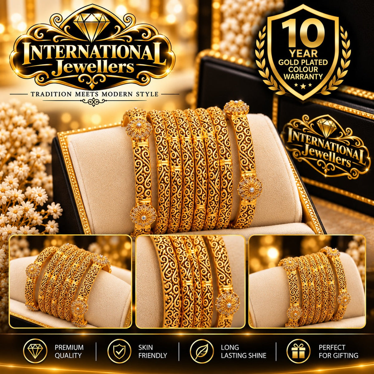 Golden Heritage Bangles