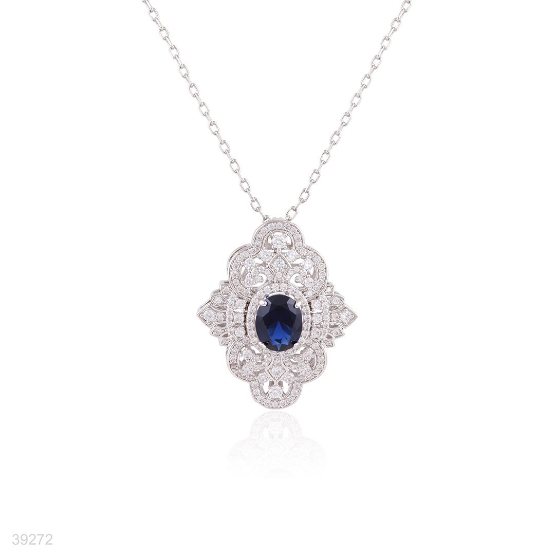 pendant formal 3a zircon lux-silver-blue