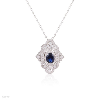 pendant formal 3a zircon lux-silver-blue