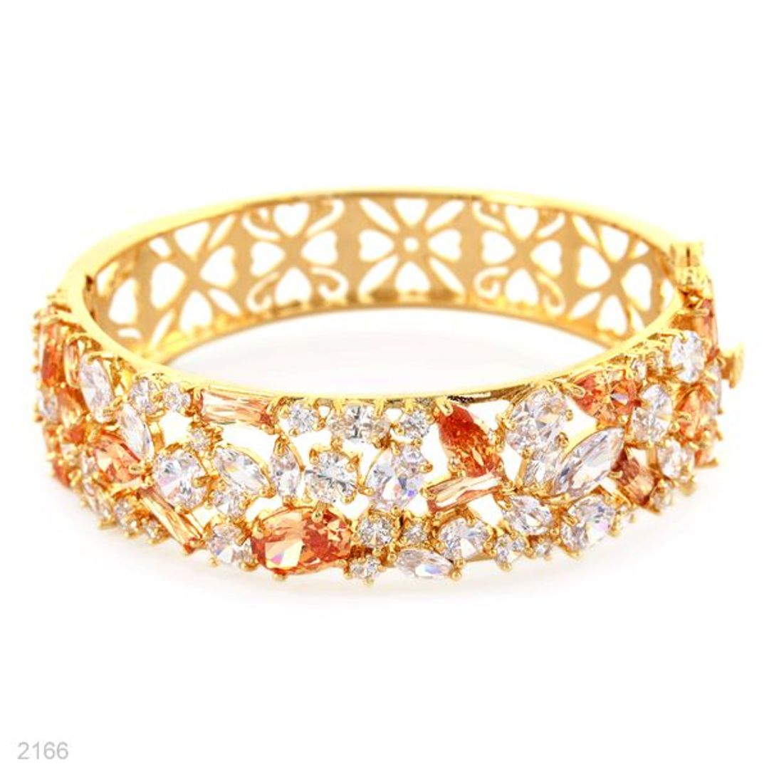 multi-faceted statement bracelet