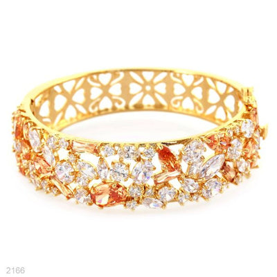 multi-faceted statement bracelet