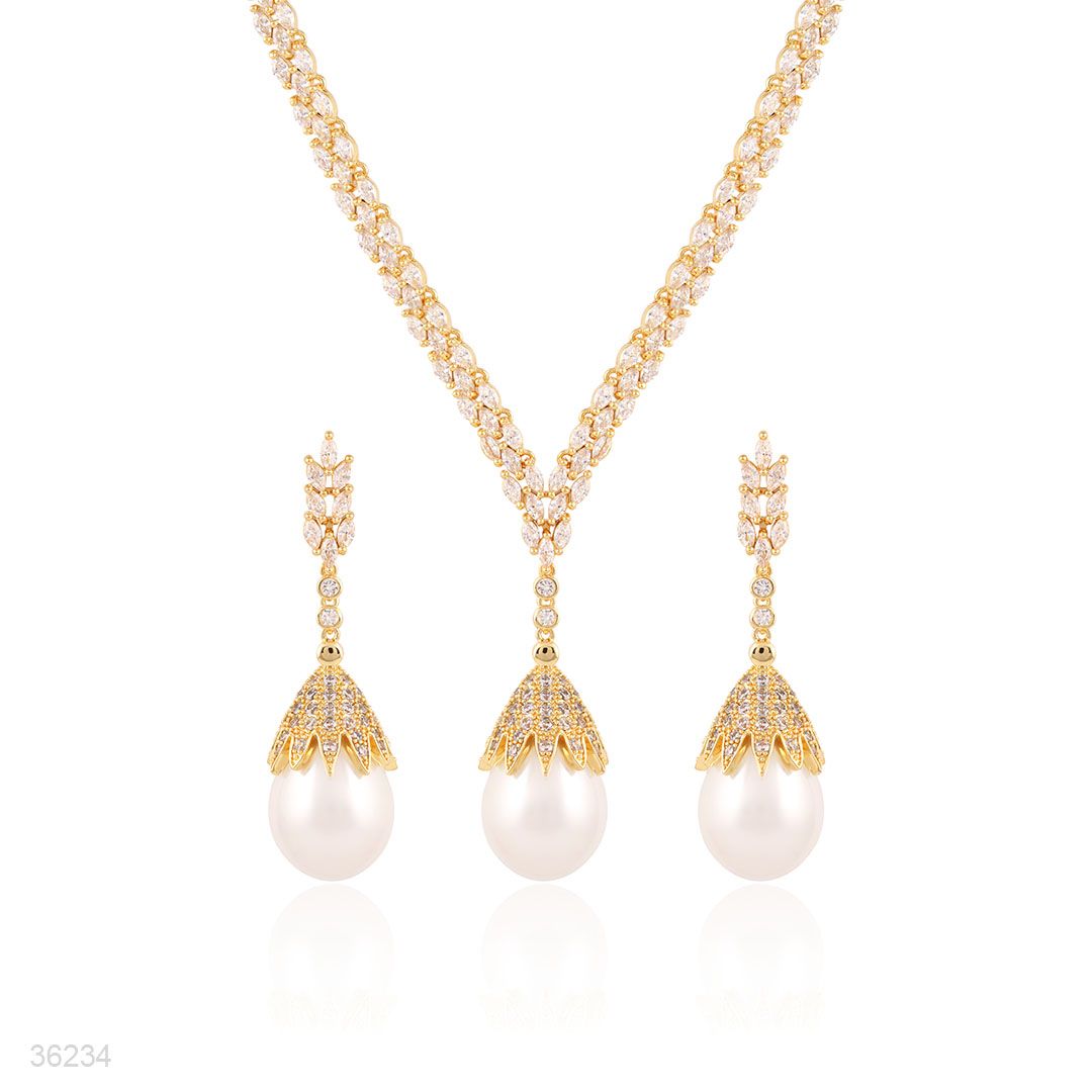 golden pearl elegance set