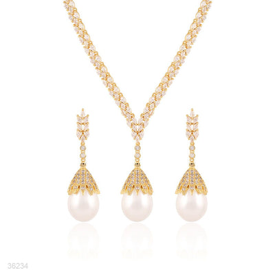 golden pearl elegance set