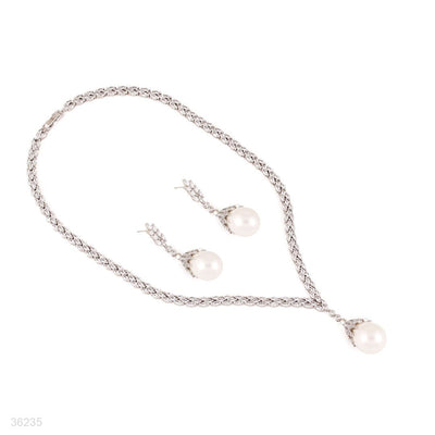silver pearl elegance set