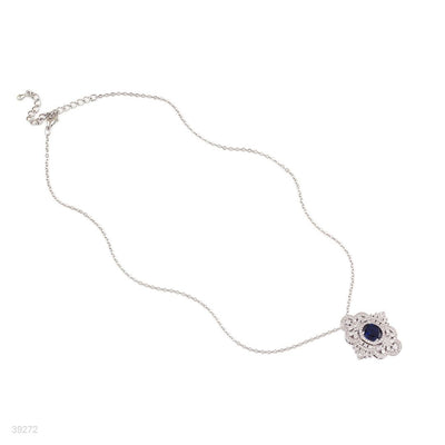 pendant formal 3a zircon lux-silver-blue