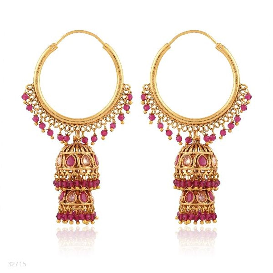 bali fancy 2prt drops med gld-red