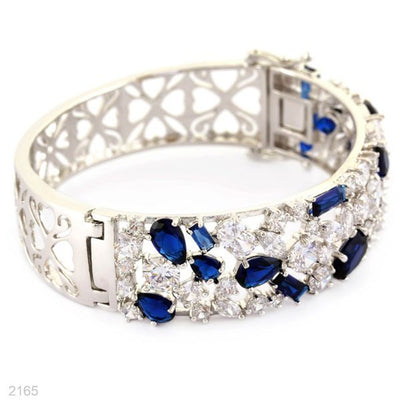 multi-faceted statement bracelet
