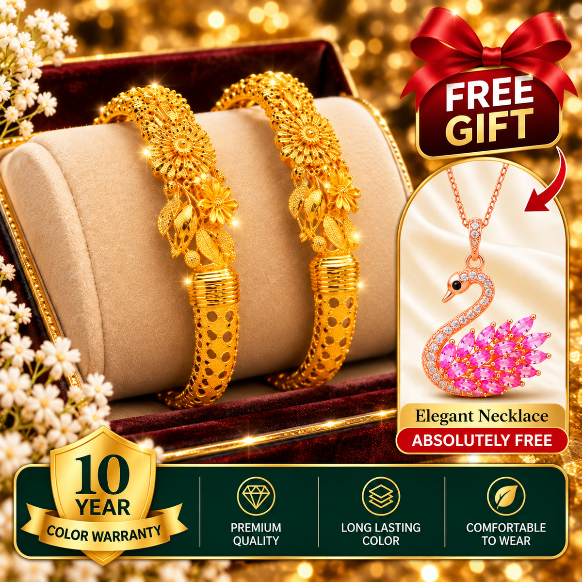 Golden Heritage Bangles
