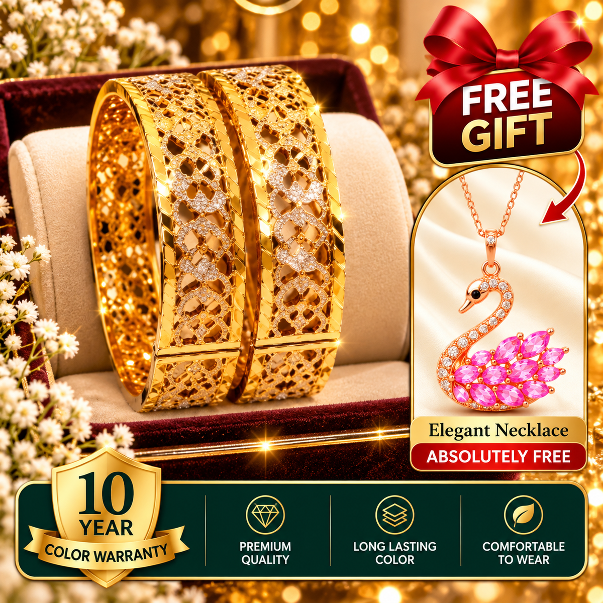 Turkish Golden Heritage Bangles