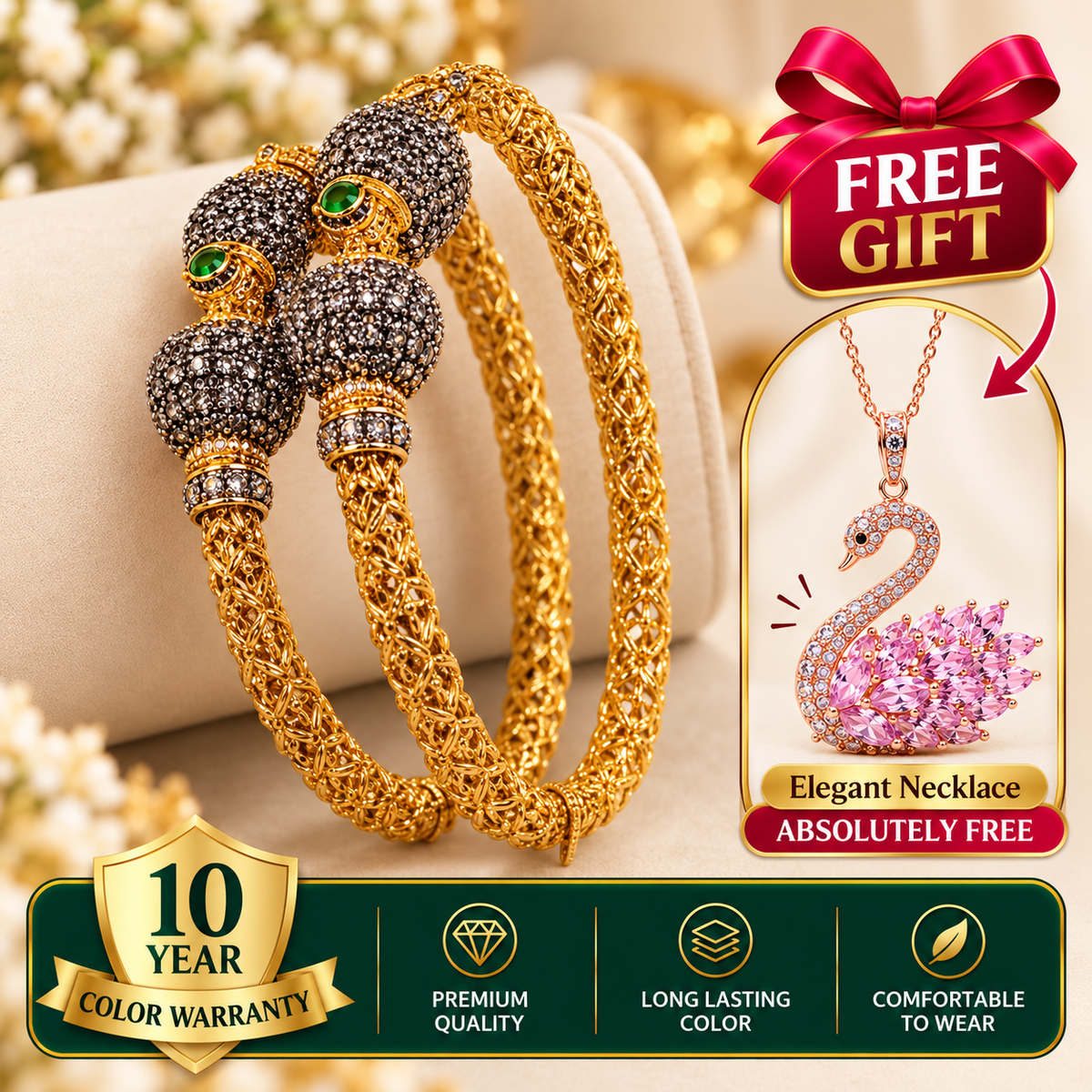 Turkish Imported Gold Plated Bangles...
