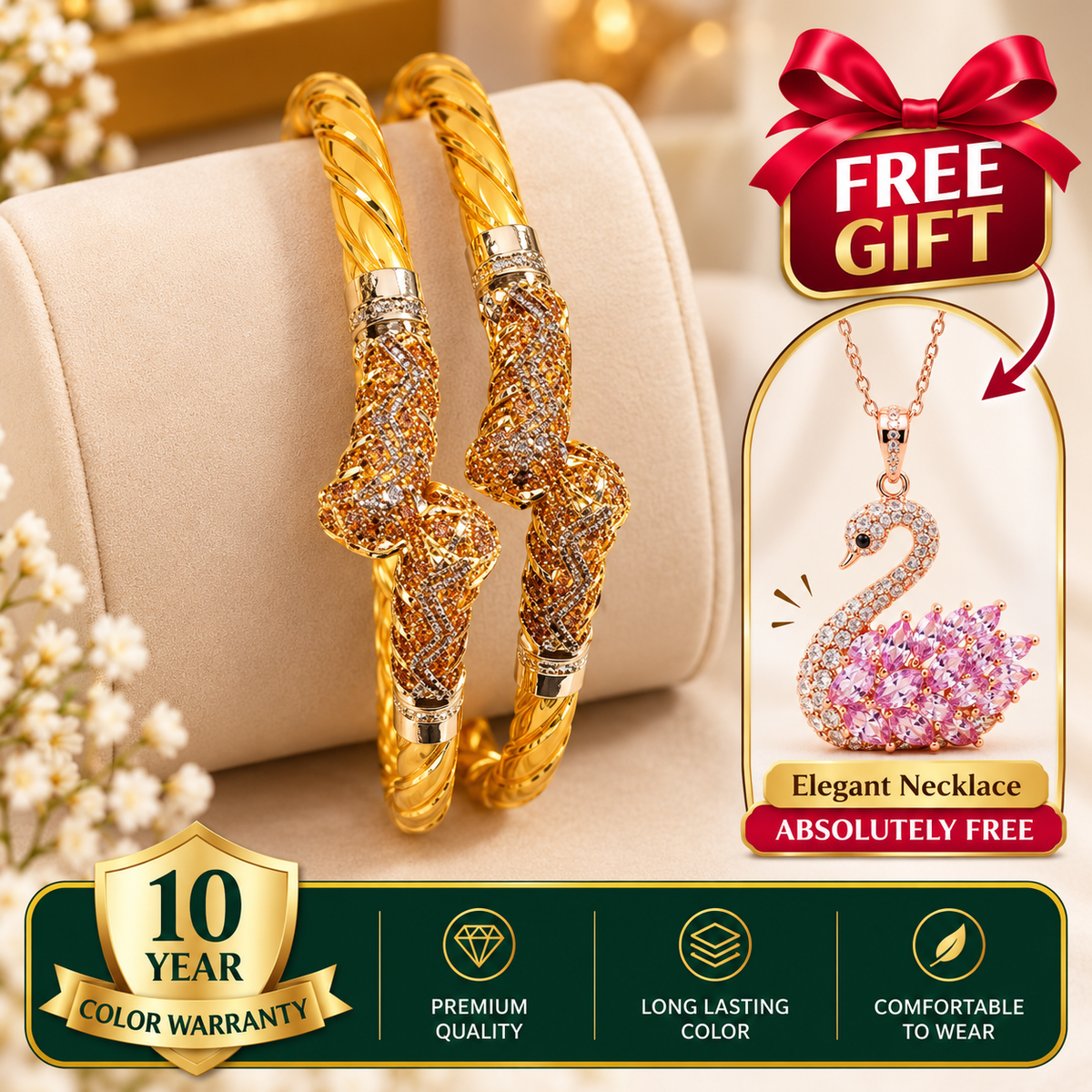 Turkish Imported Gold Plated Bangles