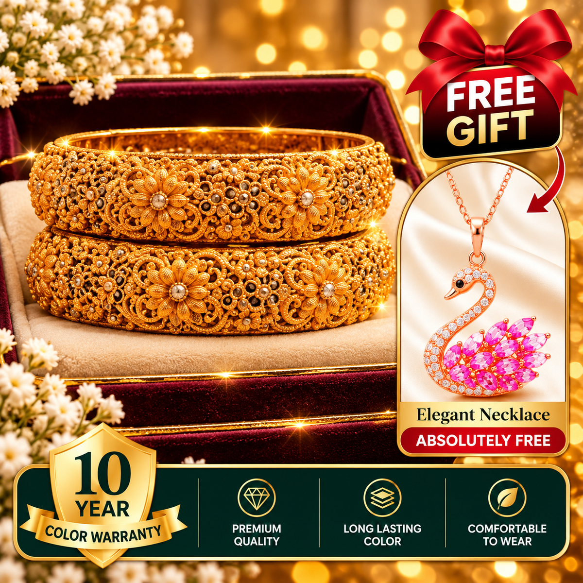 Golden Heritage Bangles