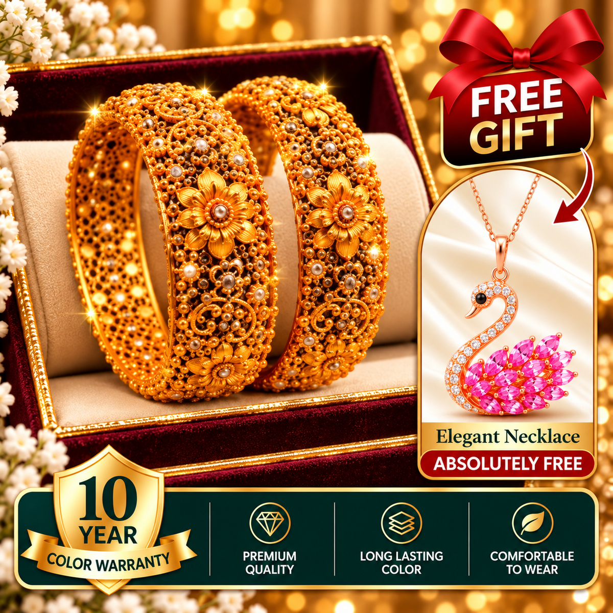 Golden Heritage Bangles