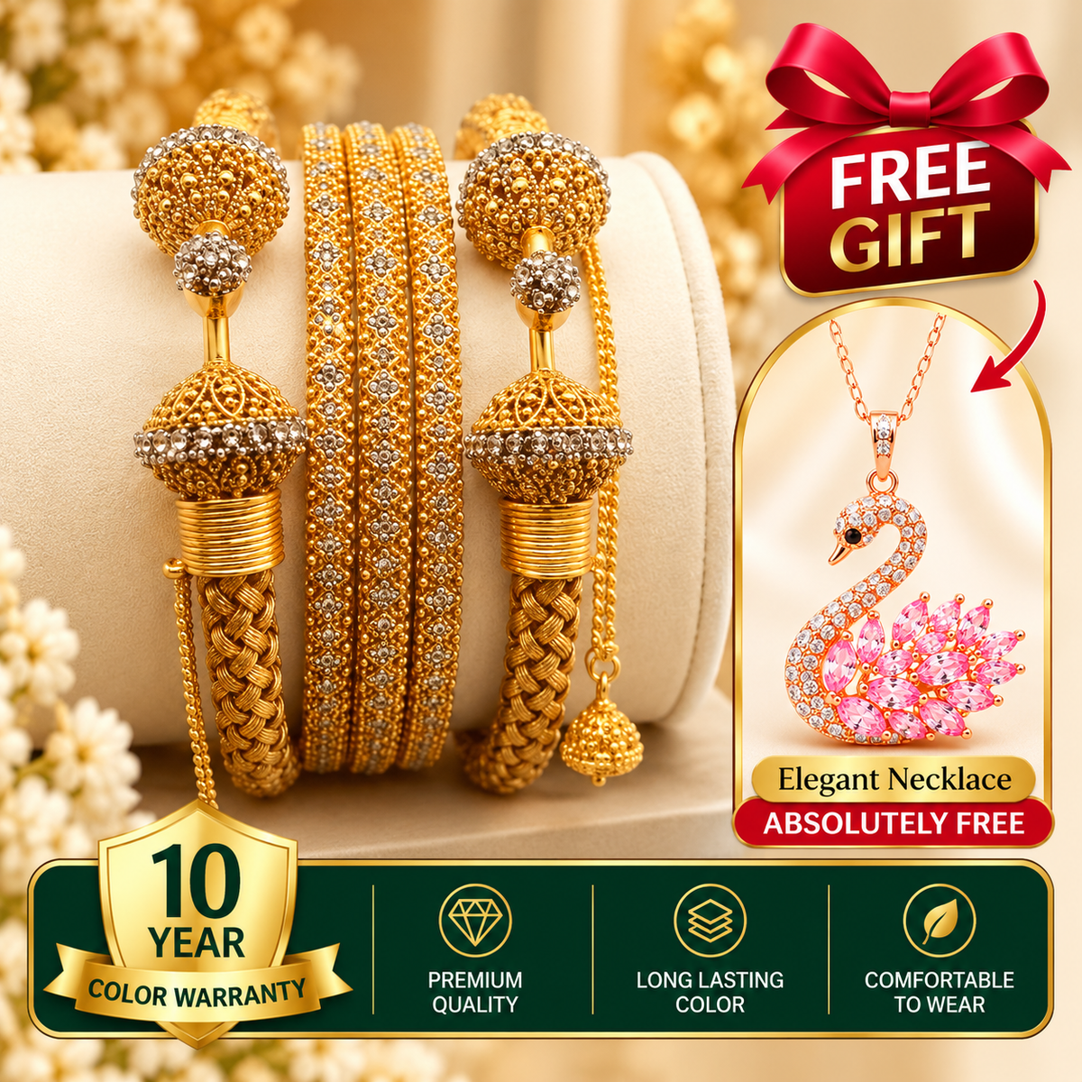 Turkish Imported Gold Plated Bangles,......